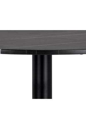   Modern European furniture - Round Black Marble Bistro Table  - www.oroa.com | Oroa.com