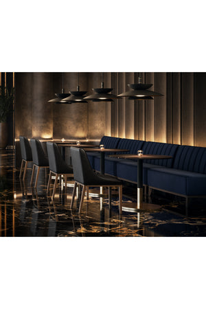   Modern European furniture - Round Black Marble Bistro Table  - www.oroa.com | Oroa.com