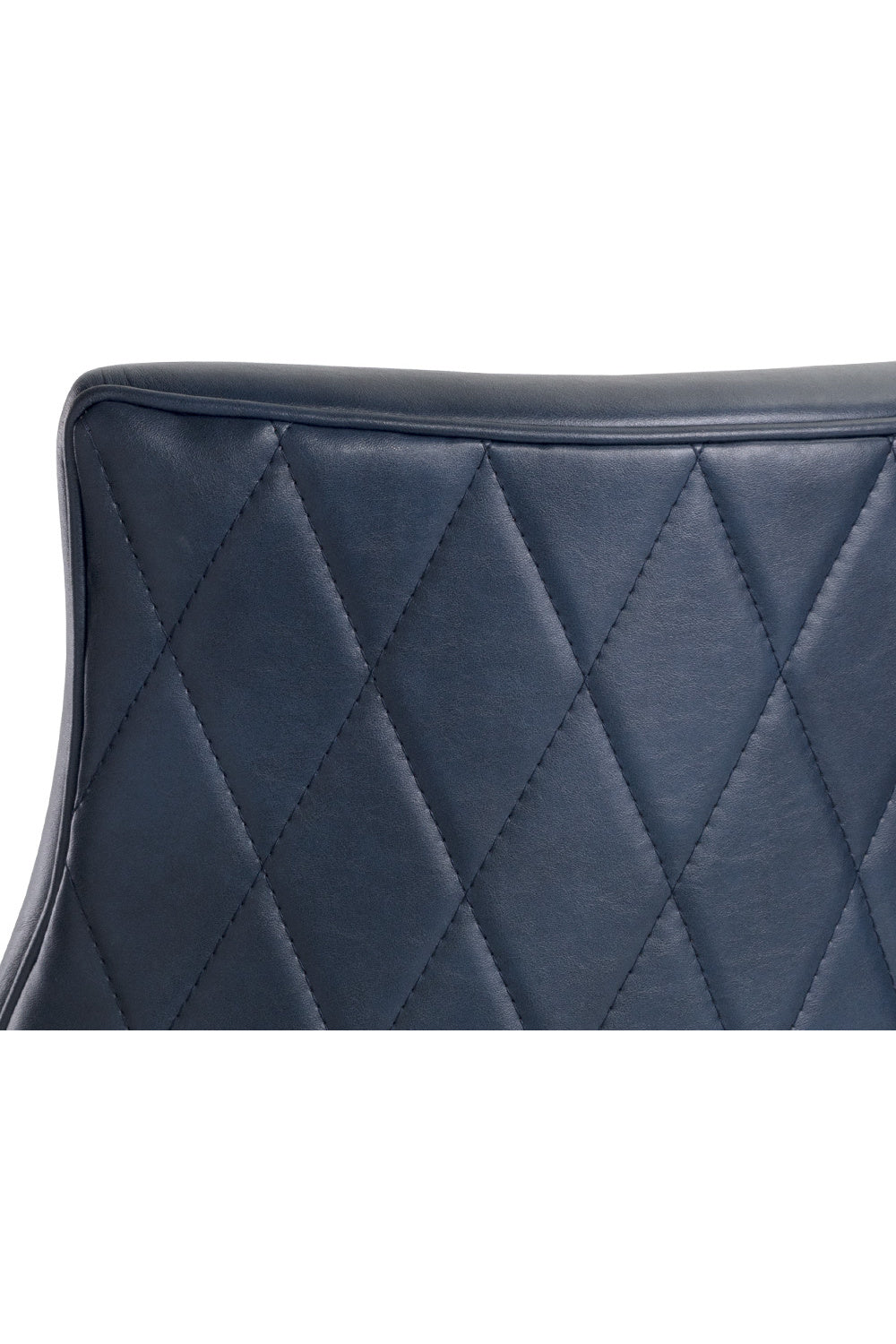   Modern European furniture - Bronze Cantilever Leather Dining Chairs (2) - www.oroa.com | Oroa.com