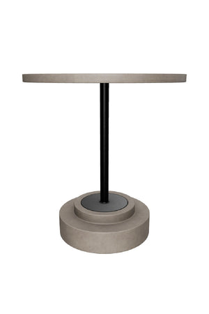 Modern European furniture - Round Indoor/Outdoor Concrete Bistro Table - www.oroa.com