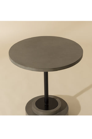 Modern European furniture - Round Indoor/Outdoor Concrete Bistro Table - www.oroa.com
