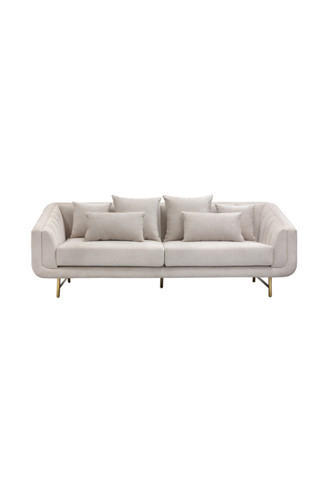 Modern European furniture - Channeled-Back 6-Cushion Sofa - www.oroa.com