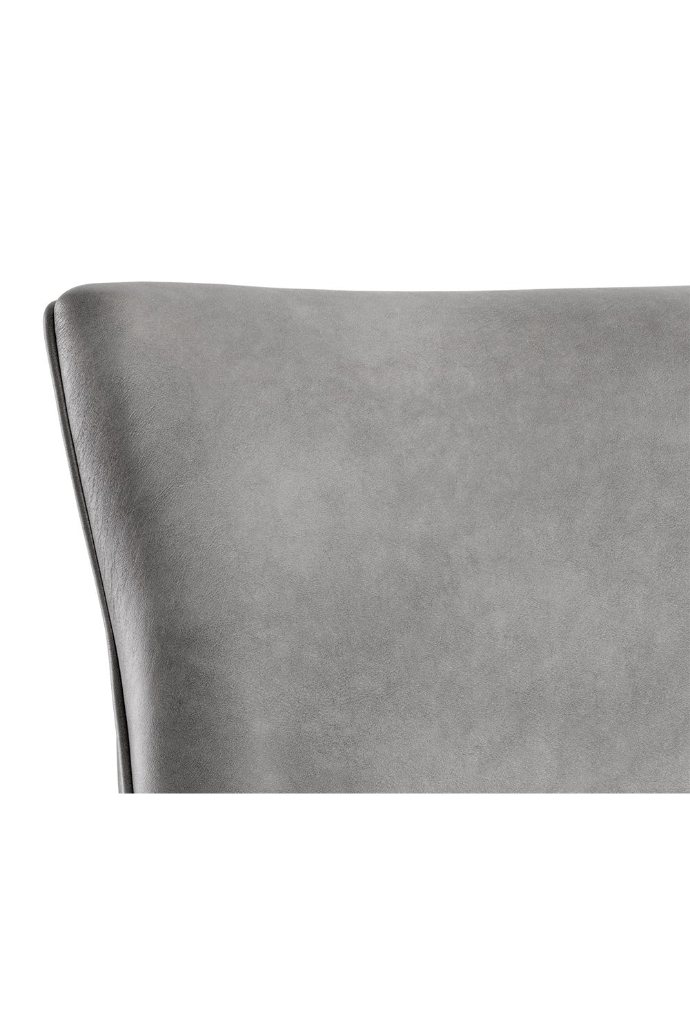   Modern European furniture - Bronze Cantilever Leather Dining Chairs (2) - www.oroa.com | Oroa.com