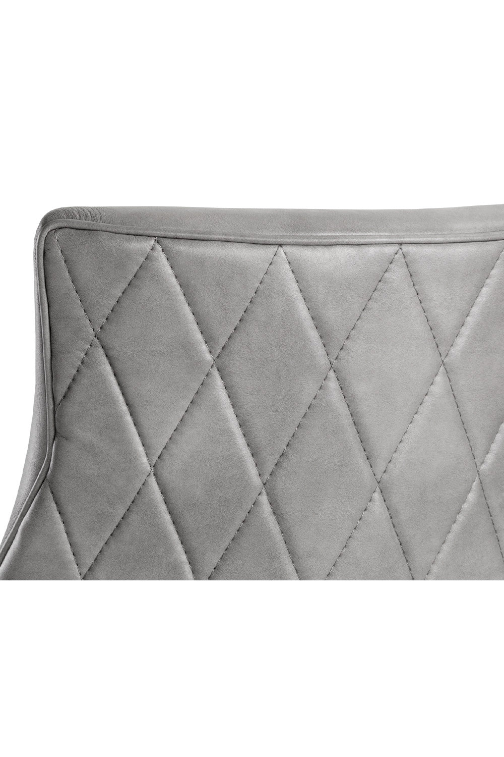   Modern European furniture - Bronze Cantilever Leather Dining Chairs (2) - www.oroa.com | Oroa.com