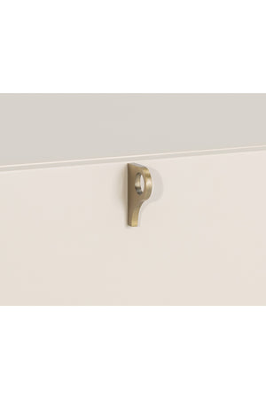 Modern European furniture - Cream Wood 2-Drawer Nightstand - www.oroa.com