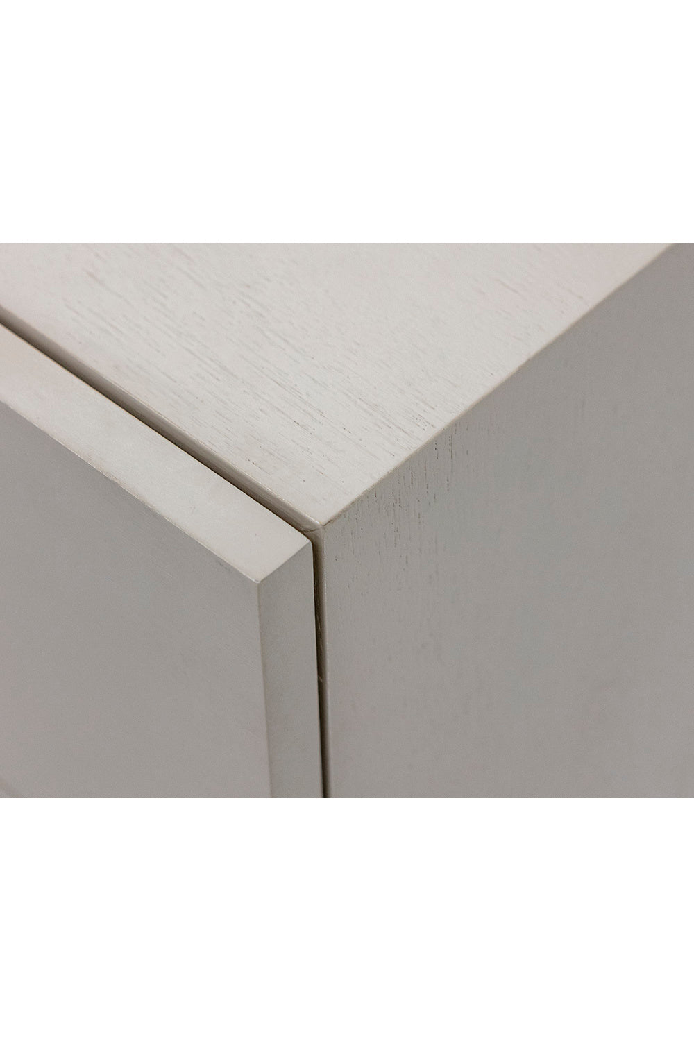 Modern European furniture - Cream Wood 2-Drawer Nightstand - www.oroa.com