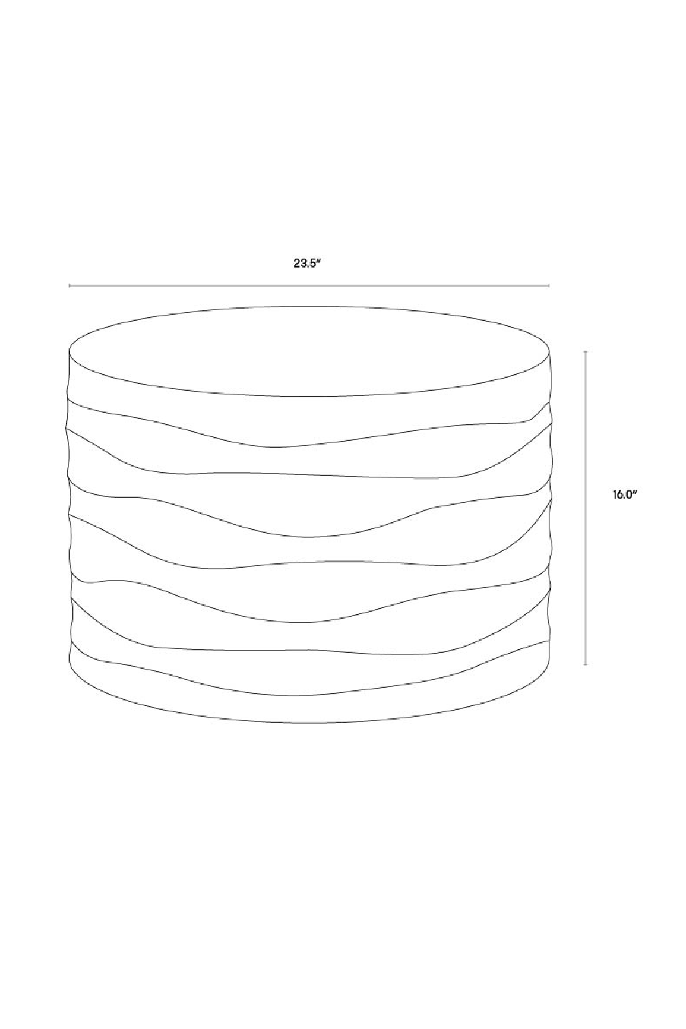   Modern European furniture - Hand-Sculpted Concrete Coffee Table - www.oroa.com | Oroa.com