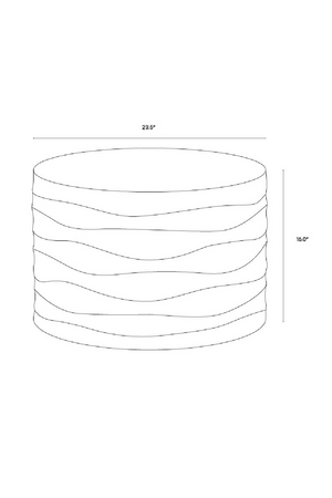   Modern European furniture - Hand-Sculpted Concrete Coffee Table - www.oroa.com | Oroa.com