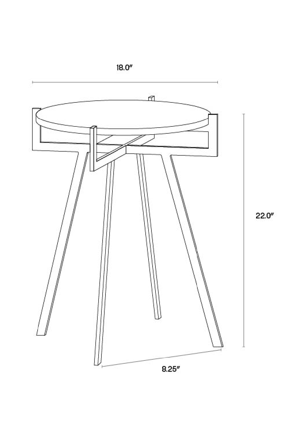  Modern European furniture - Antique Brass Marble End Table - www.oroa.com | Oroa.com