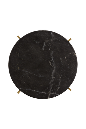   Modern European furniture - Antique Brass Marble End Table - www.oroa.com | Oroa.com