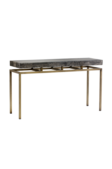 Modern European furniture - Gray Iron Console Table - www.oroa.com