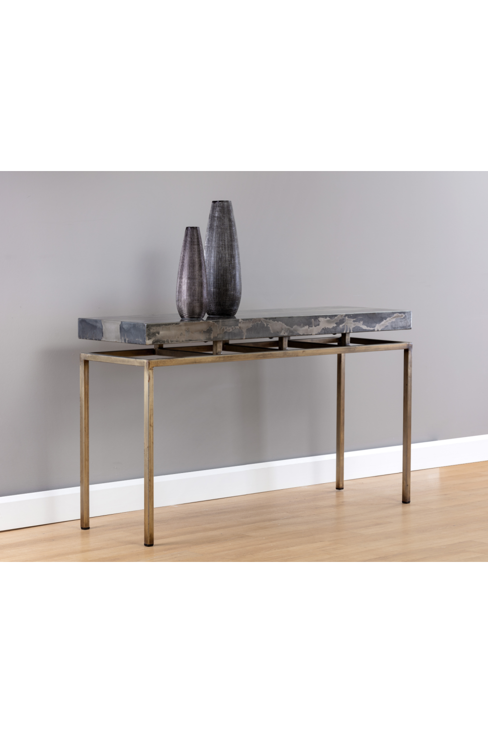   Modern European furniture - Gray Iron Console Table - www.oroa.com | Oroa.com