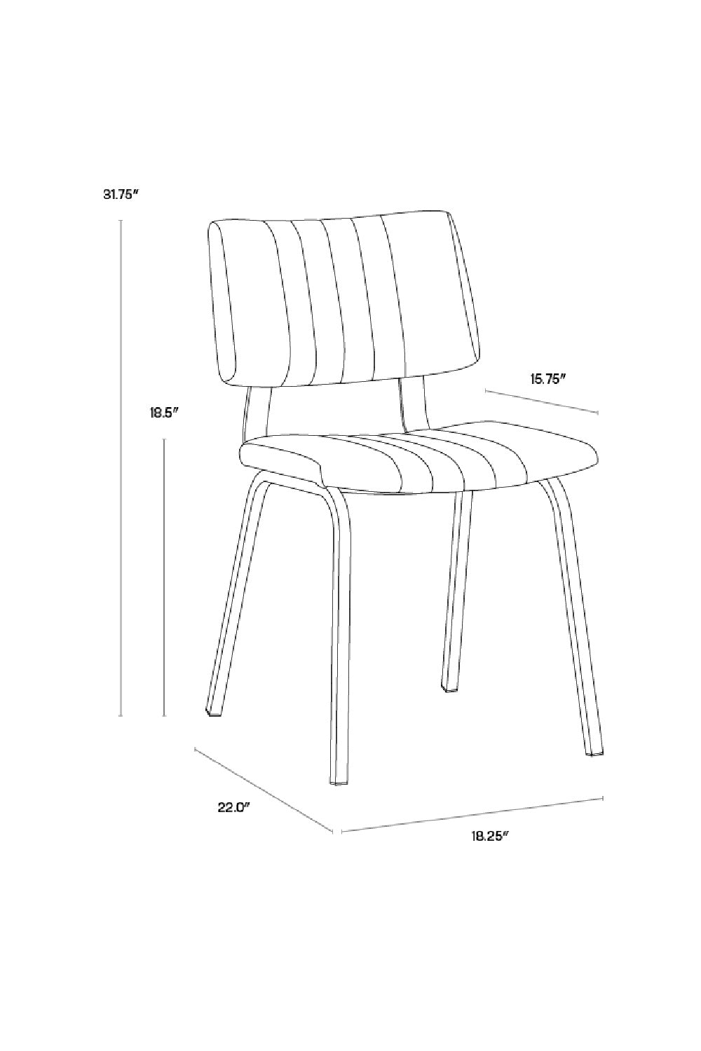 Modern European furniture - Leather Look Industrial Dining Chairs (2) - www.oroa.com