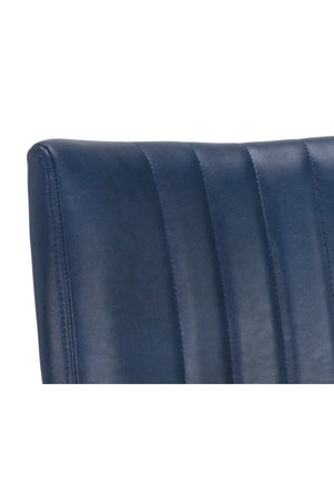 Modern European furniture - Leather Look Industrial Dining Chairs (2) - www.oroa.com