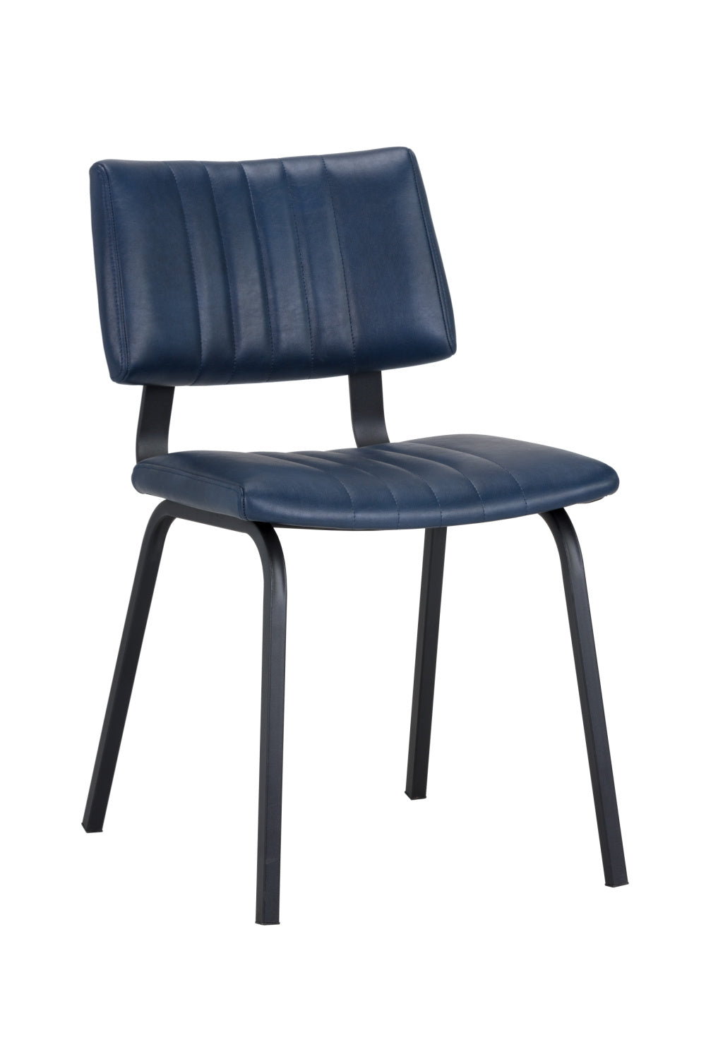 Modern European furniture - Leather Look Industrial Dining Chairs (2) - www.oroa.com