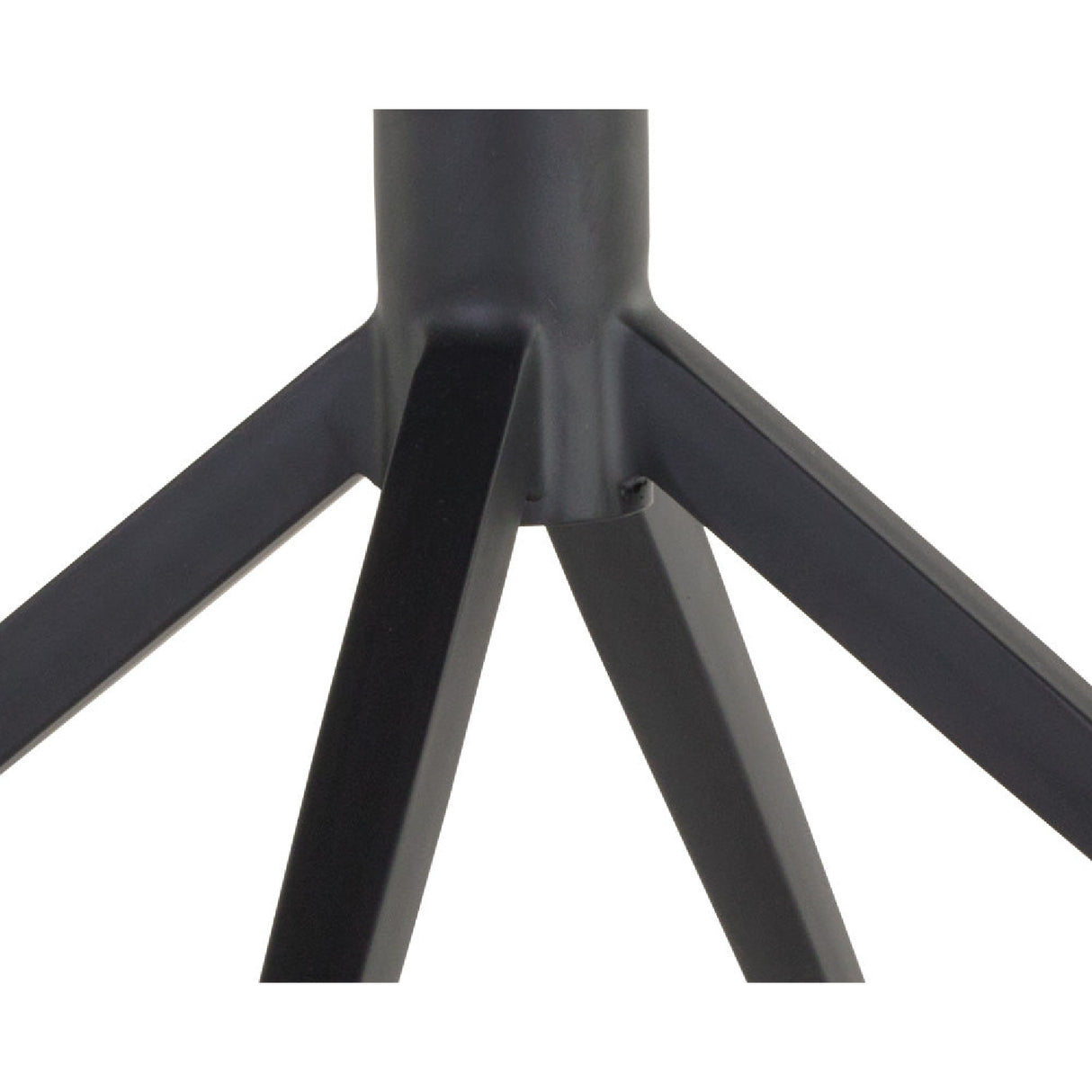 Modern European furniture - Black Leather Swivel Dining Chair - www.oroa.com