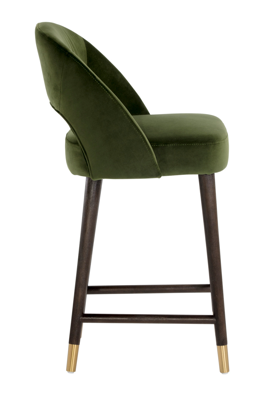 Modern European furniture - Green Cutout-Back Counter Stool - www.oroa.com