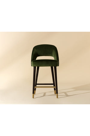 Modern European furniture - Green Cutout-Back Counter Stool - www.oroa.com