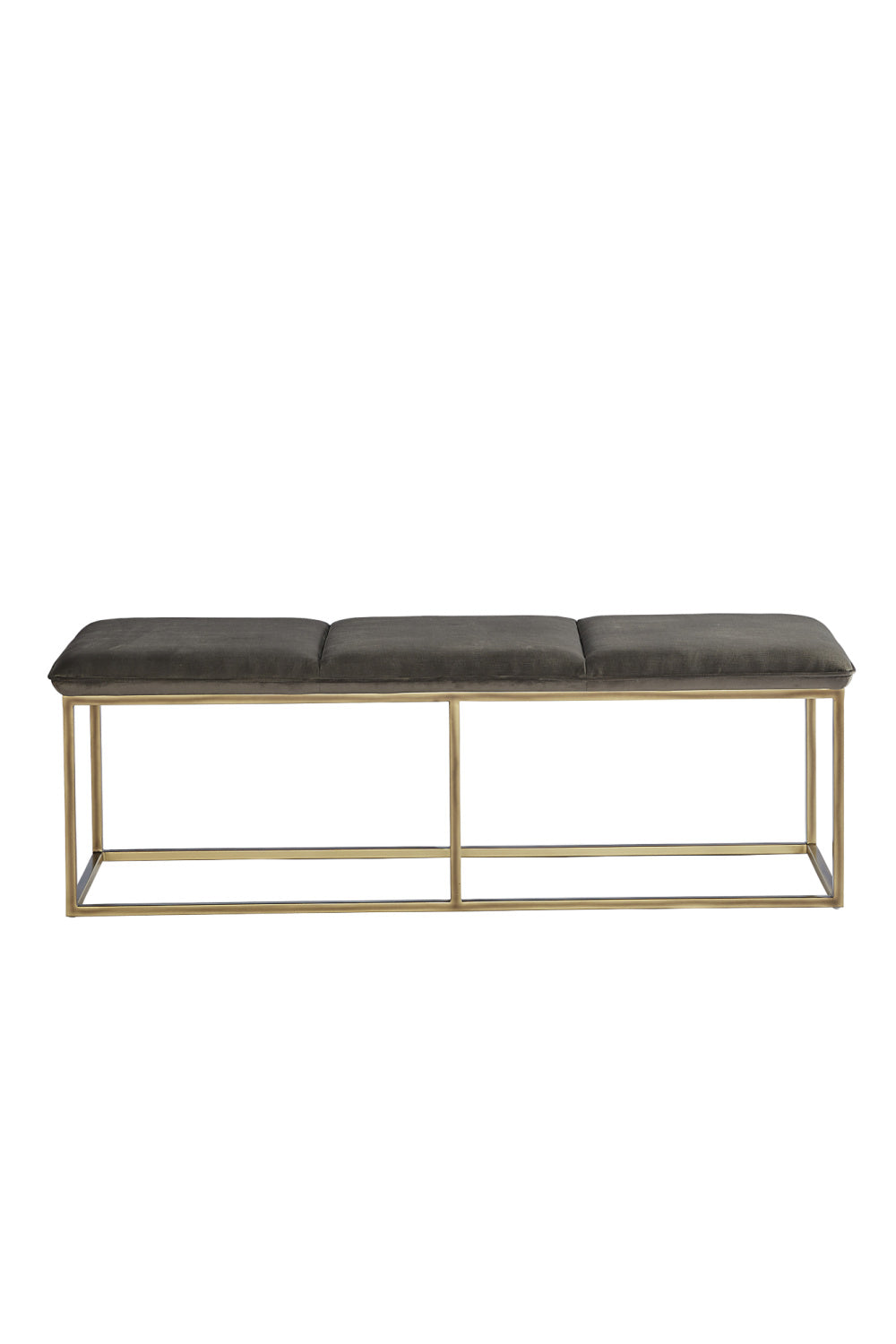 Modern European furniture - Rustic Bronze Frame Bench - www.oroa.com