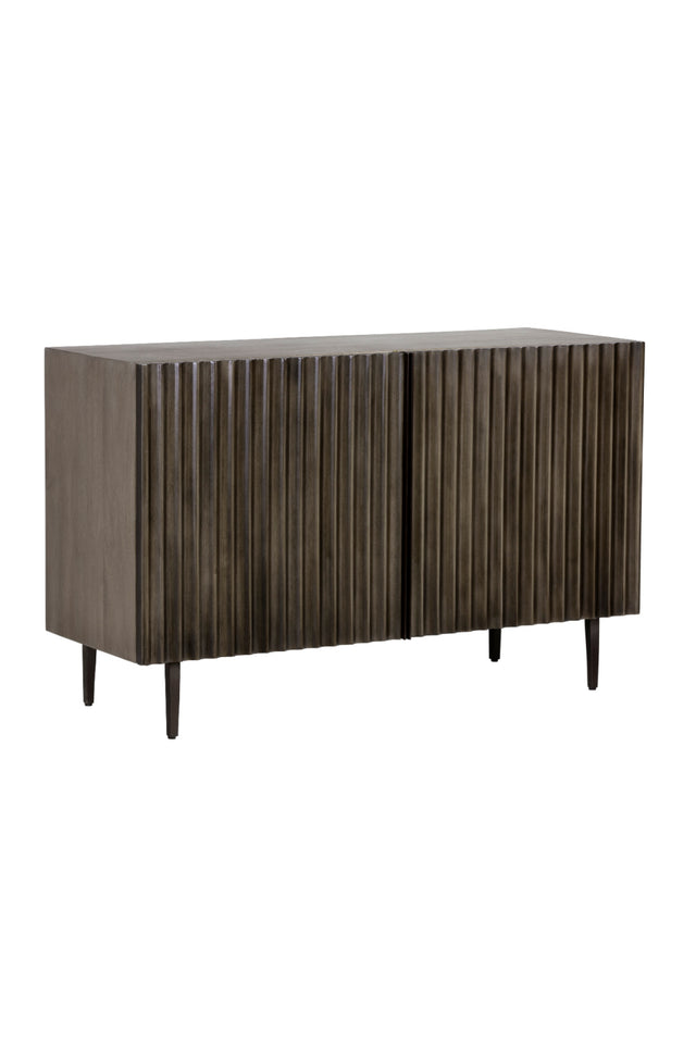 Modern European furniture - Taupe Fluted Wood Sideboard - www.oroa.com
