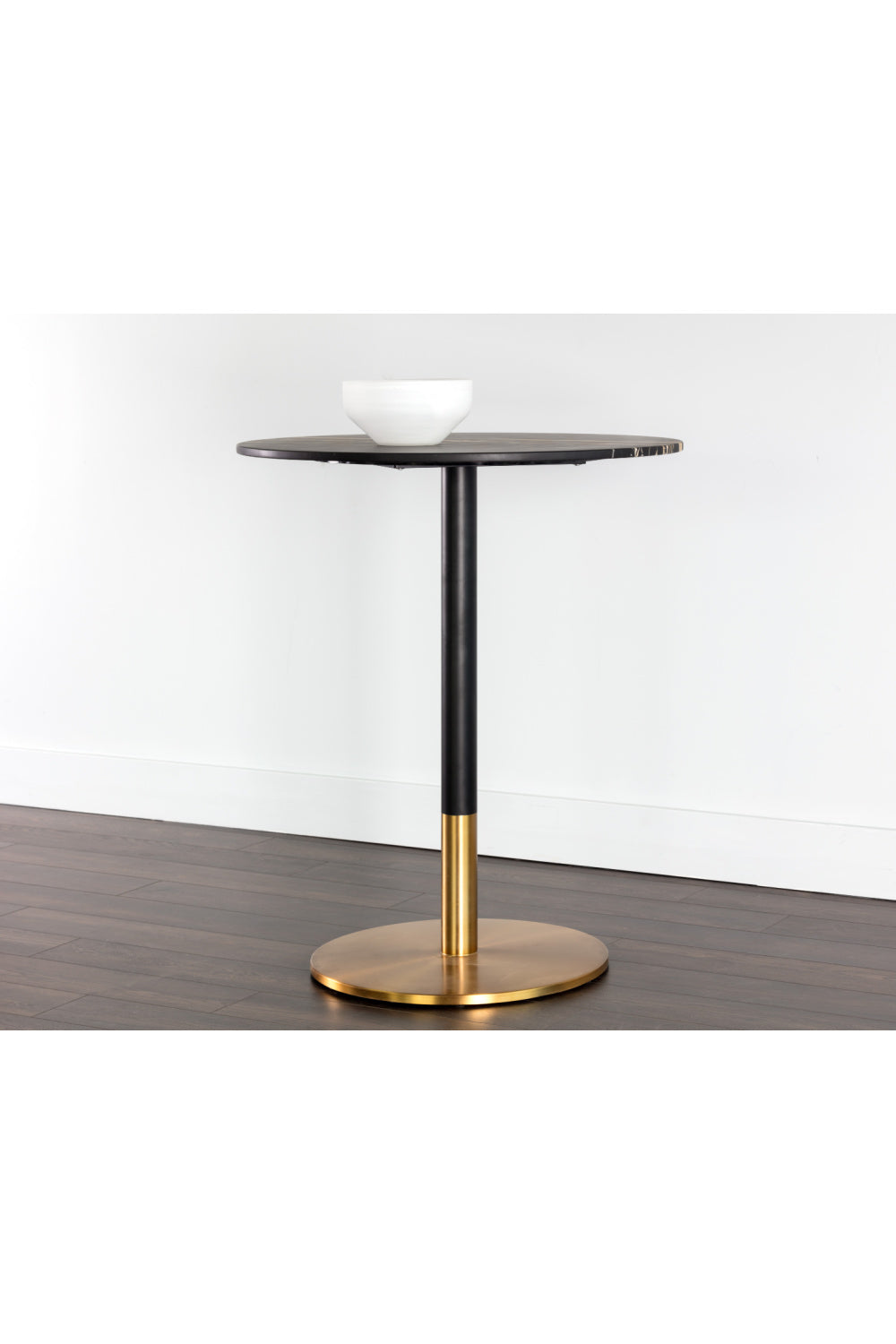 Modern European furniture - Black Marble Bar Table - www.oroa.com