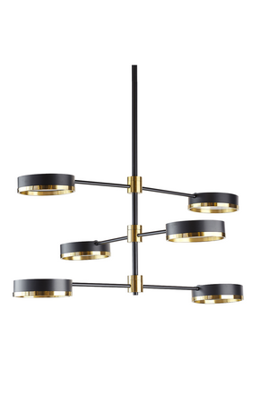   Modern European furniture - Adjustable Arm 6-Light Chandelier - www.oroa.com | Oroa.com