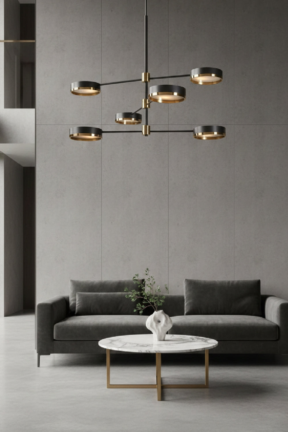   Modern European furniture - Adjustable Arm 6-Light Chandelier - www.oroa.com | Oroa.com