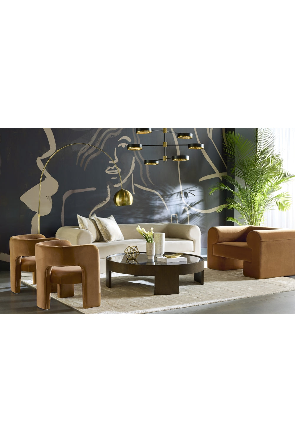   Modern European furniture - Adjustable Arm 6-Light Chandelier - www.oroa.com | Oroa.com