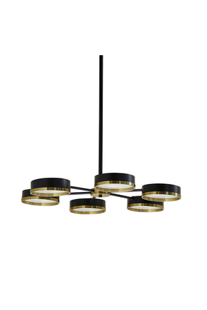   Modern European furniture - Black Round 6-Light Chandelier - www.oroa.com | Oroa.com
