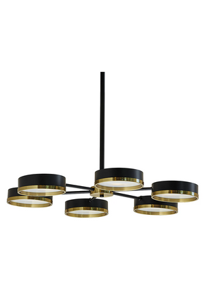   Modern European furniture - Black Round 6-Light Chandelier - www.oroa.com | Oroa.com