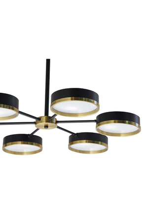   Modern European furniture - Black Round 6-Light Chandelier - www.oroa.com | Oroa.com