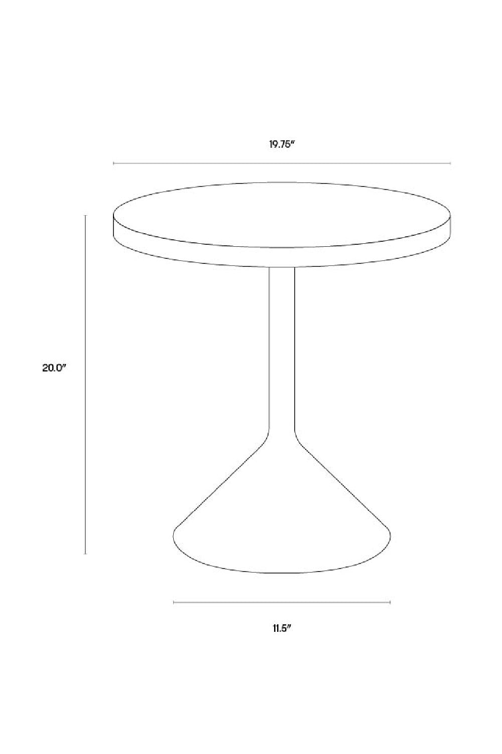   Modern European furniture - Blue Ombre End Table - www.oroa.com | Oroa.com