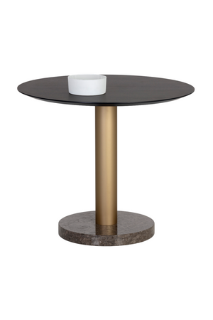   Modern European furniture Round Gray Marble Bistro Table - www.oroa.com | Oroa.com