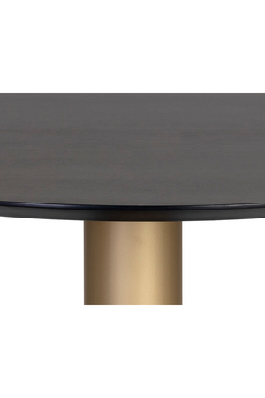   Modern European furniture - Black Oak Round Dining Table - www.oroa.com | Oroa.com