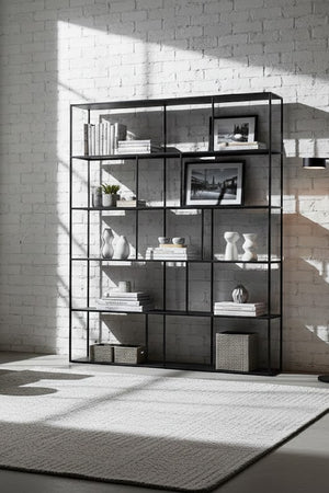 Modern European furniture - Modern Open Shelving Bookcase - www.oroa.com