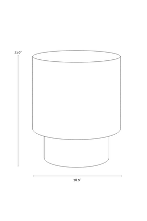   Modern European furniture - Antique Brass Round End Table - www.oroa.com | Oroa.com