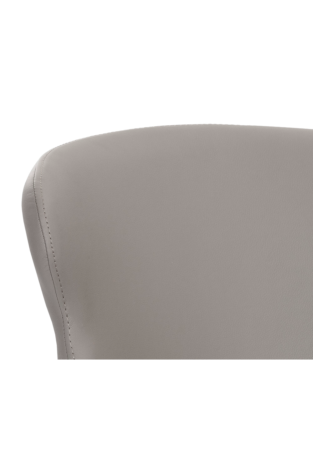   Modern European furniture - Taupe Leather Dining Chairs (2) - www.oroa.com | Oroa.com