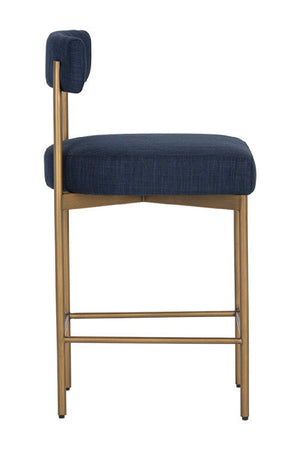 Modern European furniture - Low Back Fabric Counter Stool - www.oroa.com