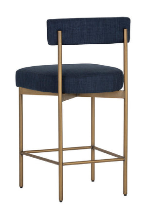 Modern European furniture - Low Back Fabric Counter Stool - www.oroa.com