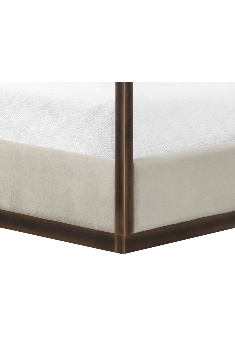 Modern European furniture - Bronze Framed Canopy King Bed - www.oroa.com