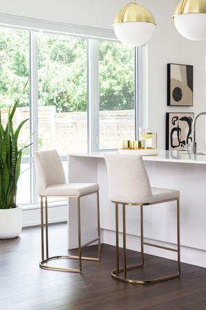   Modern European furniture - Cantilevered Fabric Counter Stool - www.oroa.com | Oroa.com