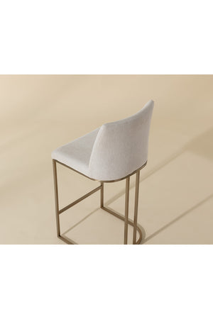   Modern European furniture - Cantilevered Fabric Counter Stool - www.oroa.com | Oroa.com