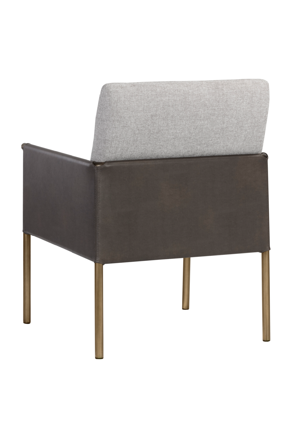 Modern European furniture - Leather Arm Gray Lounge Chair - www.oroa.com