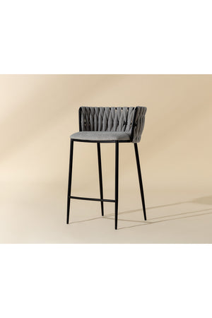 Modern European furniture - Weaved Back Counter Stool - www.oroa.com