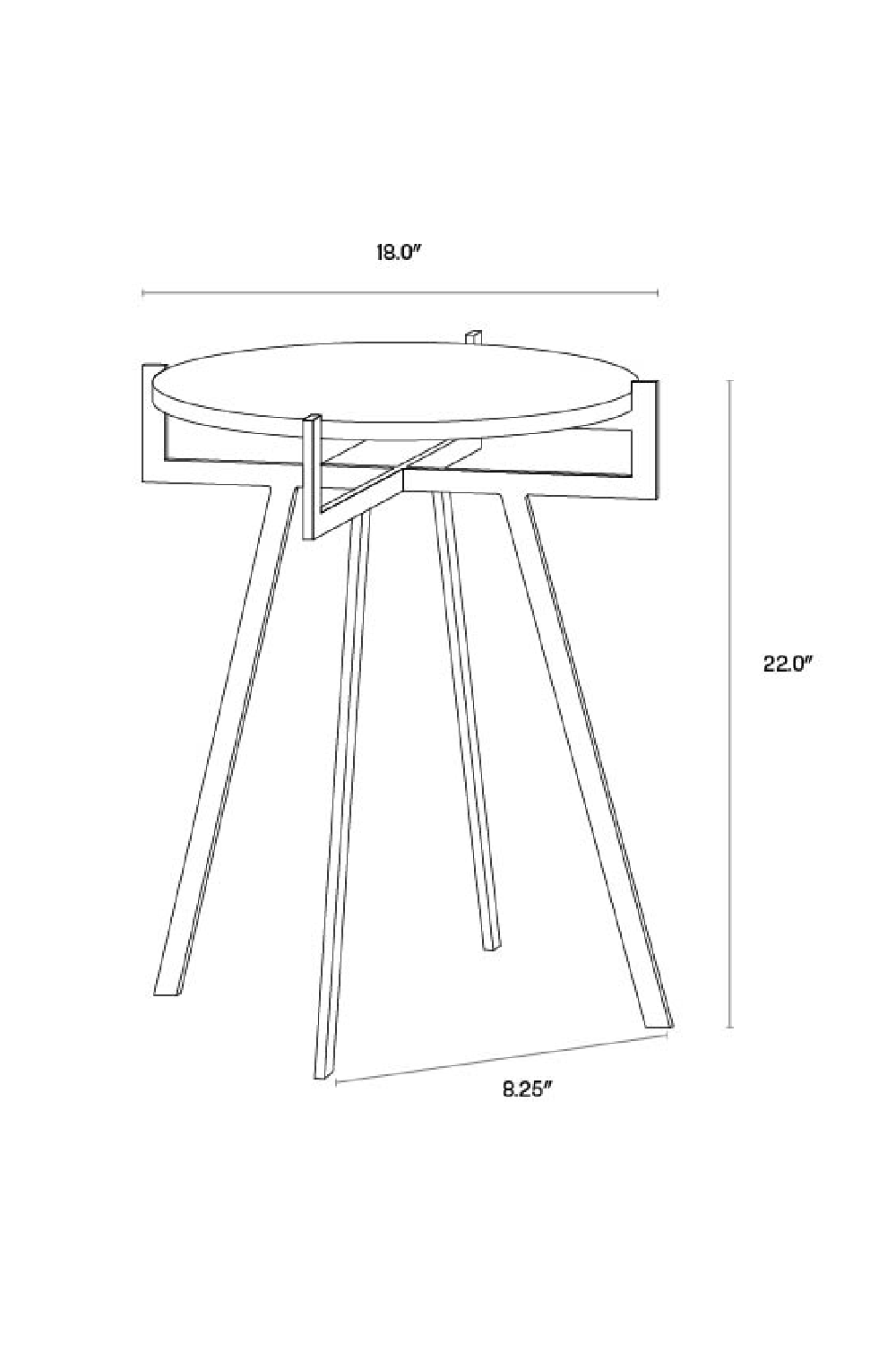   Modern European furniture - Antique Brass Marble End Table - www.oroa.com | Oroa.com