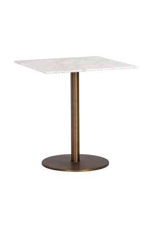   Modern European furniture - Art Deco Marble Square Bistro Table - www.oroa.com | Oroa.com