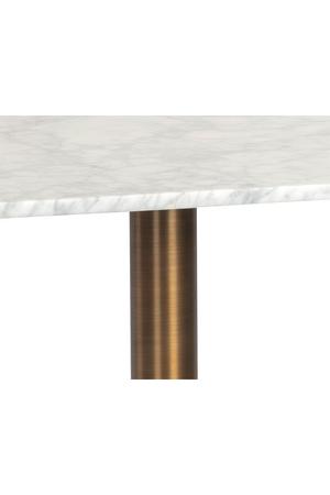   Modern European furniture - Art Deco Marble Square Bistro Table - www.oroa.com | Oroa.com