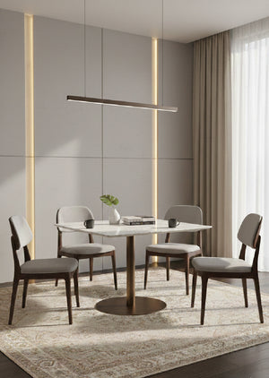   Modern European furniture - Art Deco Marble Square Bistro Table - www.oroa.com | Oroa.com