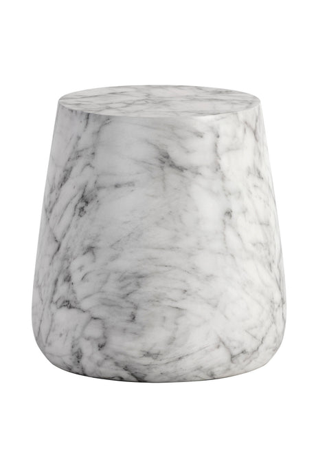 Modern European furniture - Marble Look Indoor/Outdoor Concrete End Table - www.oroa.com