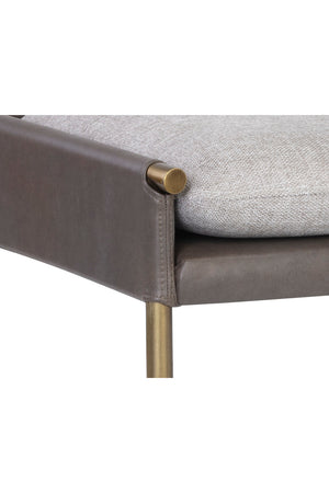   Modern European furniture - Brass Frame Modern Bench - www.oroa.com | Oroa.com
